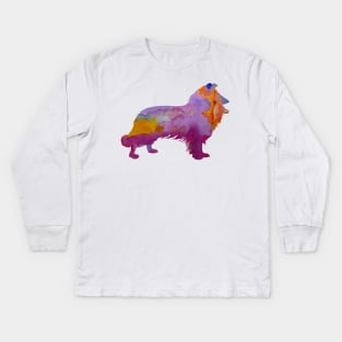 Border Collie Kids Long Sleeve T-Shirt